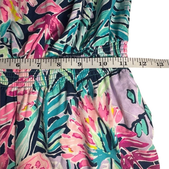 LILLY PULITZER Anja Romper In Mandevilla Pink Extra Lucky XS - Picture 10 of 13
